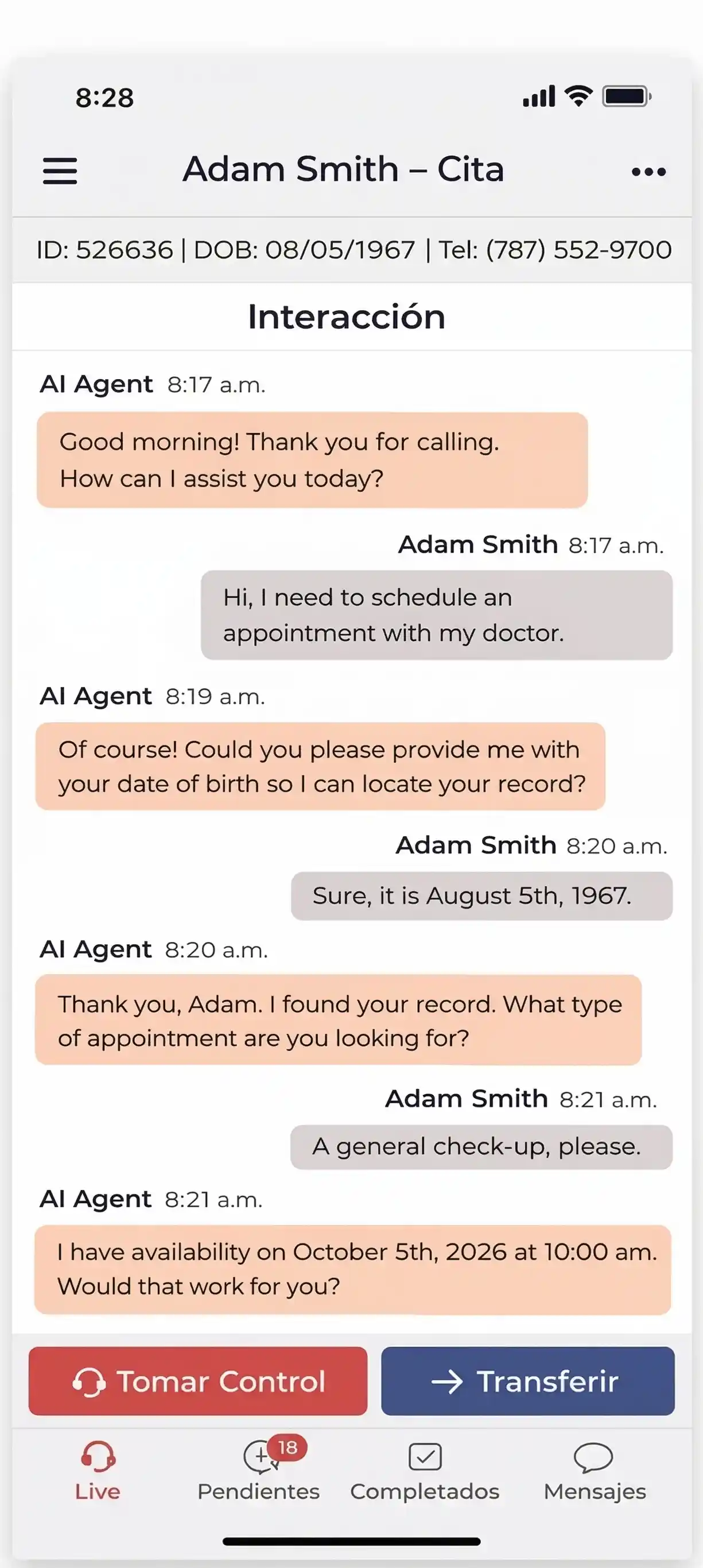 Kayros Assist — Mobile Platform Mockup